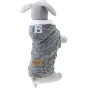 Obleček pro psa Vsepropejska Argo zateplený svetr pro psa Barva: Šedá, Délka zad (cm): 41, Obvod hrudníku: 52 - 70 cm