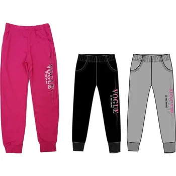 SEZON DÍVČÍ TEPLÁKY "VOGUE" Barva: růžová, Velikost: 158