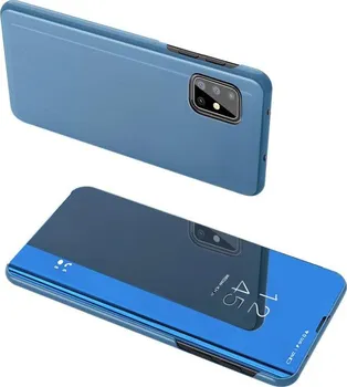 Pouzdro na mobilní telefon MG Clear View pro Samsung Galaxy M31s modré