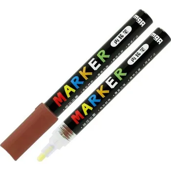 Popisovač M & G Acrylic Marker 2 mm akrylový - 30 barev Barva: Brown Red - S413