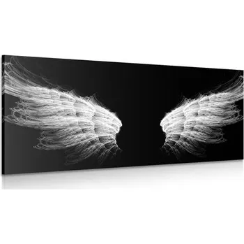Obraz Dovido Obraz černobílé andělská křídla