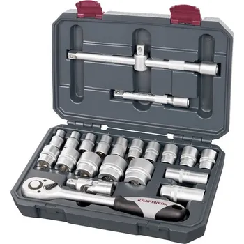 Gola sada KRAFTWERKTOOLS BEST OF KW: Souprava gola 1/2" 10-32mm s příslušenstvím Basic-Line 22ks