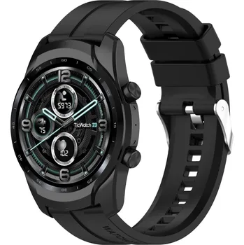 Příslušenství k chytrým hodinkám Gumový řemínek TVC pro TicWatch Pro 3 Barva: Černá
