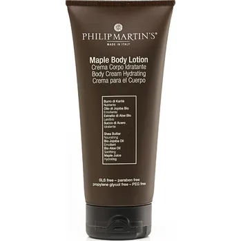 Tělové mléko BIO hydratační tělový krém MAPLE BODY LOTION Philip Martin's Obsah: 200 ml