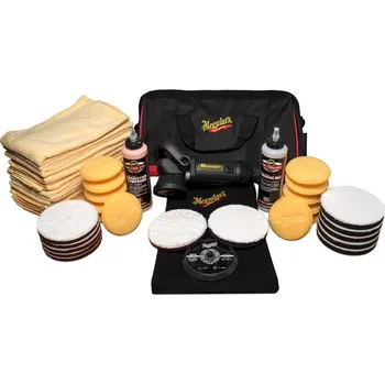 Nakládací rampa pro vozidlo Meguiar's Professional DA Microfiber Complete Kit 5" - kompletní 5palcová sada na profesionální renovaci laku, vč. orbitální leštičky Meguiar's MT310