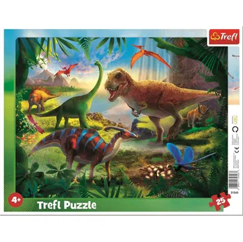 Puzzle Trefl Dinosauři 25 dílků
