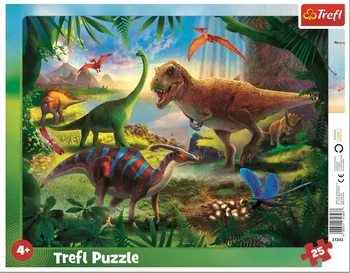 Puzzle Trefl Dinosauři 25 dílků