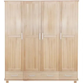 Šatní skříň Via-nábytek Skříň buková 4D 3S Povrchová úprava: Moření odstín olše