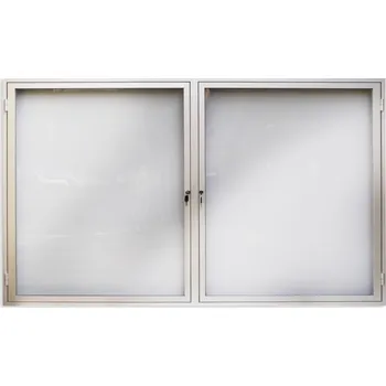 EXPOINT Závěsná vitrína s úzkým profilem, dělená dvoukřídlová Název: Formát 2xB2, rozměr šířka 1250 x výška 830 x hloubka 69mm