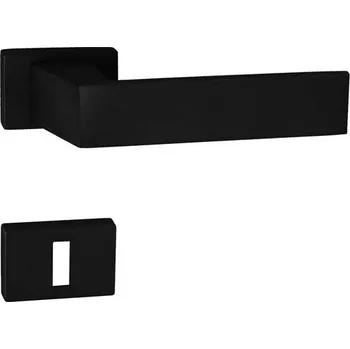 Dveřní kování Rozetová klika TUPAI kování TI - MAYA - RT 3033RT zamak Provedení: madlo fix/kl. pravá + PZ rozety (otvor pro vložku), Povrch: BS - černá mat (153) 8584138261554