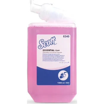 Mýdlo Pěnové mýdlo delikátní vůně v jednorázových 1 litrových lahví, vhodné pro každodenní použití.