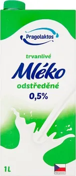 Mléko Pragolaktos Trvanlivé mléko odstředěné 0,5% 1 l