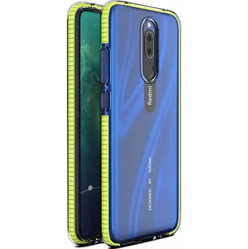 Pouzdro na mobilní telefon Spring Case TPU pouzdro pro Xiaomi RedMi 8A / RedMi 8 clear / yellow
