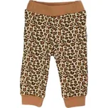 Kojenecké bavlněné tepláčky Nicol Mia hnědé - velikost 56 (0-3m)