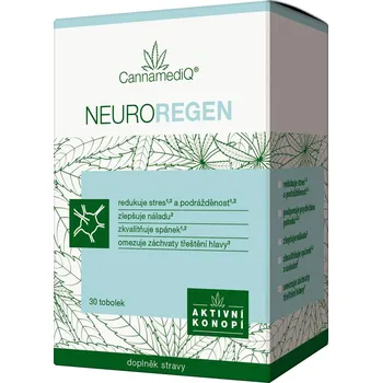 CannamediQ Neuroregen 30 tob. Přírodní produkt CannamediQ Neuroregen 30 tob.