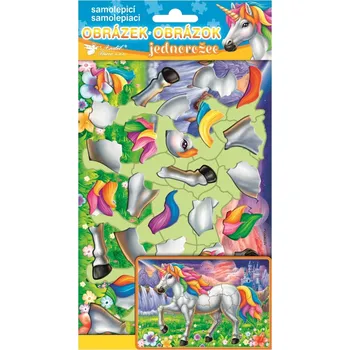 Mozaiková sada Mozaika - samolepící skládačka - Jednorožec