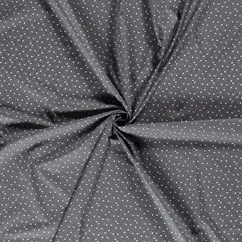 Bavlněné plátno lebky na šedé drobný vzor