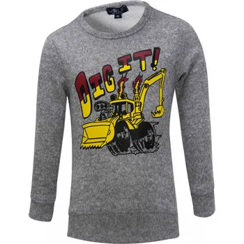 Chlapecká mikina Chlapecký svetřík šedý WOLF M2932 Velikost: 128