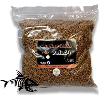 TUNING-BAITS Tuning Baits pelety Broskev & Chilli 4 mm balení: 1 kg
