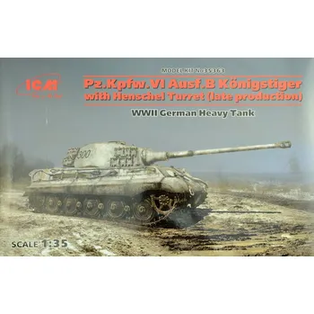 Plastikový model 1:35 Pz.Kpfw.VI Ausf.B Königstiger Henschel Turret