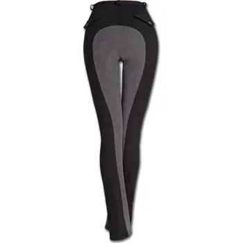 Jezdecké kalhoty ELT Rajtky Fun ELT, s celokoženým sedem, dámské, black/dark grey 46