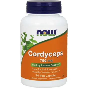 Přírodní produkt Now Foods Cordyceps 750 mg 90 cps.