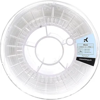 Filament Kimya PC-S Barva: Translucent, Průměr: 1,75 mm, Hmotnost: 750 g tisková struna (filament)