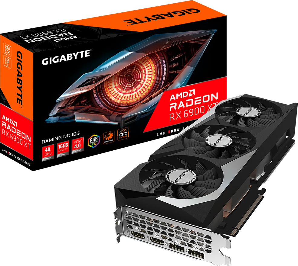 Gigabyte Radeon Rx 6900 Xt Gaming Oc 16g Gv R69xtgaming Oc 16gd