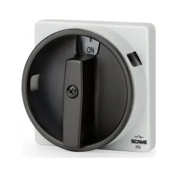 vypínač 590.YM67B2 Rukojeť ovládací B uzamykatelná 67x67mm šedo/černá (16A-40A) SCAME