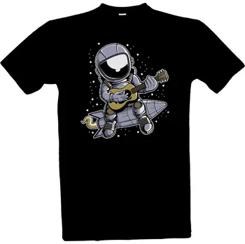 Pánské oblečení Tričko s potiskem Hvězdný kytarista pánské