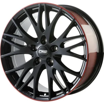 Disk Alu disk CMS C8 8x19, 5x120, 72.6A, ET35 Black Red Gloss