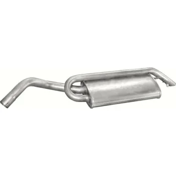 Zadní díl výfuku Výfuk POLMO - zadní tlumič - díl výfuku FORD Escort 1.6i, FORD Orion 1.6i (PR 08.125 [154-939])