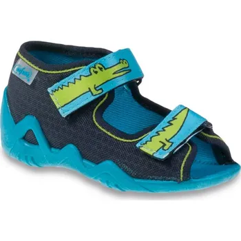 Chlapecká obuv bačkůrky papučky Befado Snake 250P068 krokodýl velikost: 21