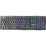 MARVO KG917 US, klávesnice, USB, US, podsvícené klávesy, mechanické spínače