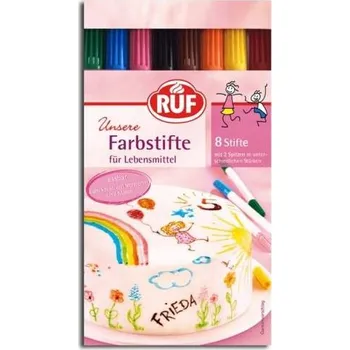 Jedlá dekorace na dort RUF Jedlé fixy sada