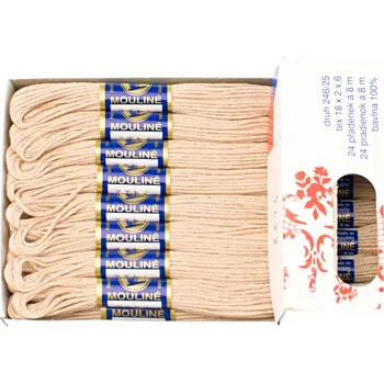 Příze Snový svět 7422 - Bavlněná vyšívací příze Mouline dermacol