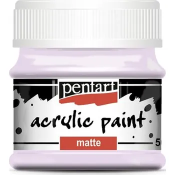 Vodová barva Pentart akrylové barvy 50 ml Barva: Pentart pastel violet - mat