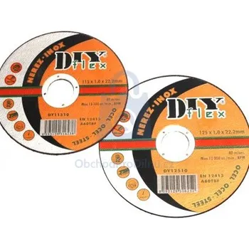 Řezný kotouč Kotouč řezný na ocel i nerez, DIY 125 x 1,6 mm - hobby balení, balení 1 ks