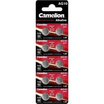Článková baterie Camelion LR54 AG10 alkaline 1,5V 10ks