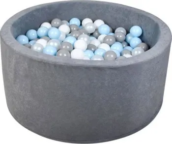Dětský bazének iMex Toys 2839 suchý bazén s míčky šedý