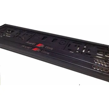 Držák SPZ Podznačka 3D AUDI S-line (chrom) - (1 Ks)