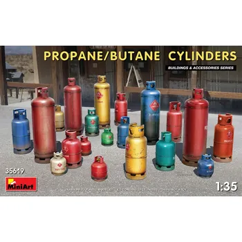 Plastikový model 1:35 Propane/Butane Cylinders (20 pcs.)