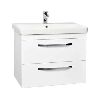 Koupelnový nábytek Krajcar LX-Luxury Koupelnová skříňka s keramickým umyvadlem 80x46x65 cm, LX80 Barva: Bílá