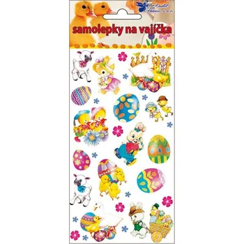 Velikonoční dekorace Samolepky velikonoční gelové 19 x 9 cm (797) obrázek 1