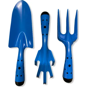 Hnojivo KOVO DRUŽSTVO Olomouc Sada zahradního nářadí modrá Sada kvalitního kovového zahradního nářadí