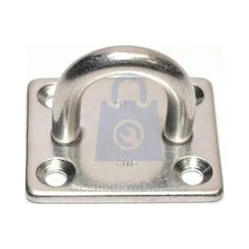 Tesařské kování Deska s okem, nerez A4 35 x 40 mm, balení 10 ks