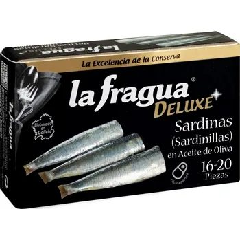 konzervovaná ryba Sacesa Sardinky v olivovém oleji 16-20 ks 115G LF Deluxe