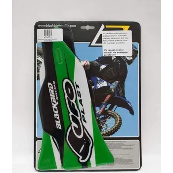 Samolepicí dekorace na vozidlo BLACKBIRD sada ochranných nálepek na kryty teleskopů E5415 KAWASAKI KX 250F 06-08, KX 450F 06-08