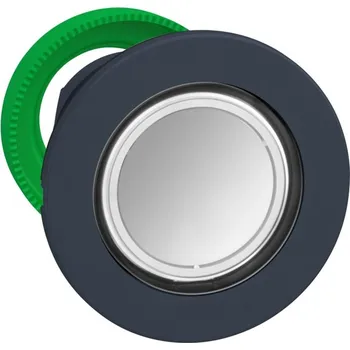 vypínač ZB5FWCUST03 ovl. Hlavice stiskací prosv., zapuštěné provedení, pro integrovanou LED, Bílá, Schneider Electric
