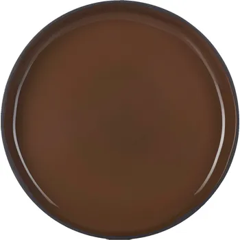 Talíř Jídelní talíř GOURMET hnědý Tonka CARACTERE REVOL
